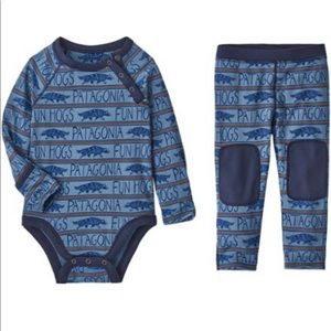 Patagonia Capilene Midweight base layer set - infant